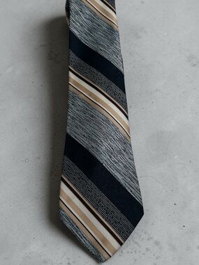 Johnny Carson Vintage Striped Tie